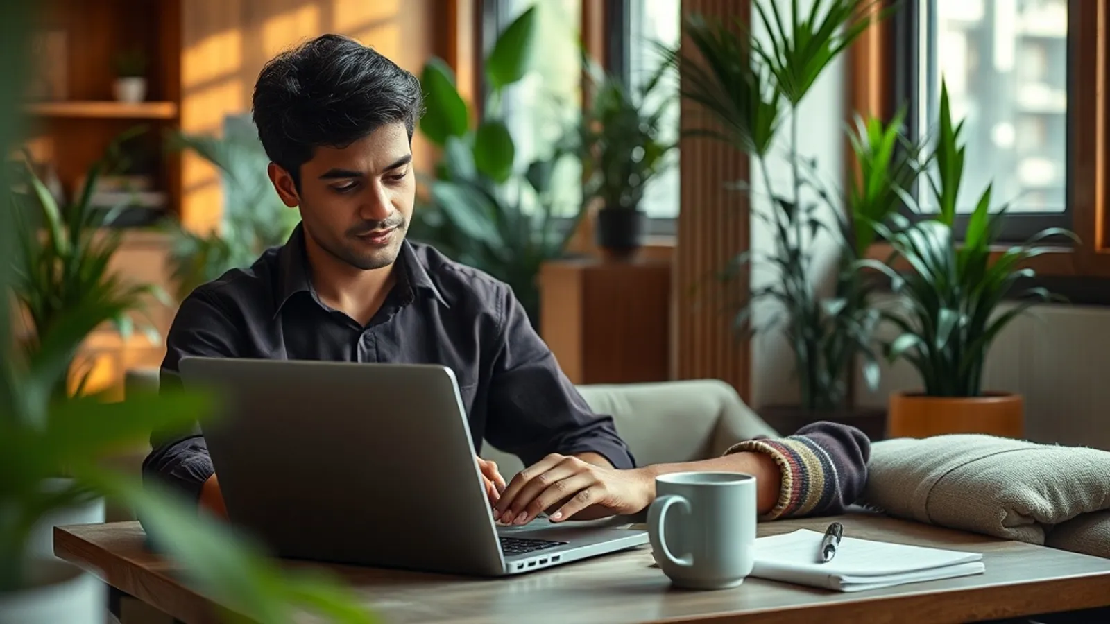 Applicant comparing JAIN Online MBA against UPES on a laptop in India